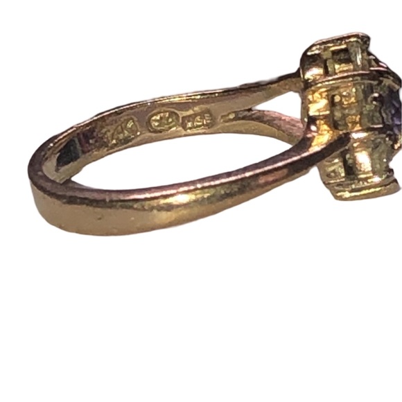 Purple gold ring - Picture 5 of 15
